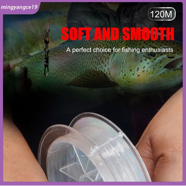 Cuộn Dây Câu Cá 120m 4.13-34.32lb Bằng Sợi Carbon Siêu Bền