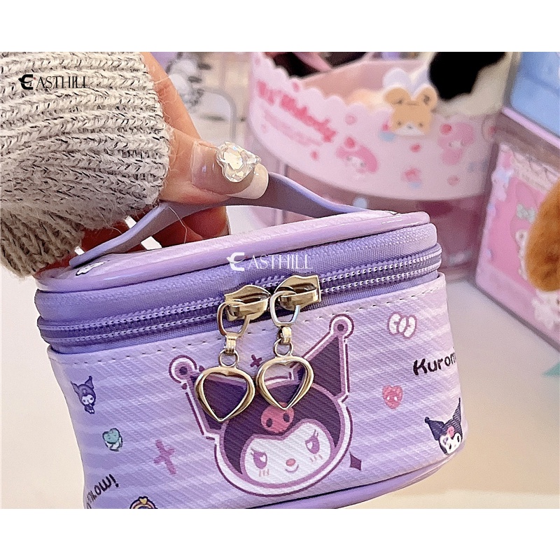 Ví Đựng Tiền Xu Mini Bằng PU Hình Mèo Cinnamoroll Kuromi KT Dễ Thương