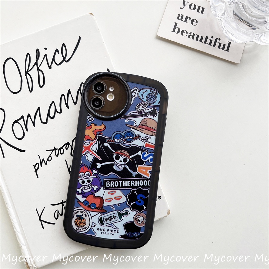 Ốp Điện Thoại Chống Sốc In Hình One Piece Cho iPhone 14 13 12 11 Pro Max Xs XR X 8 7 6 Plus SE 2020