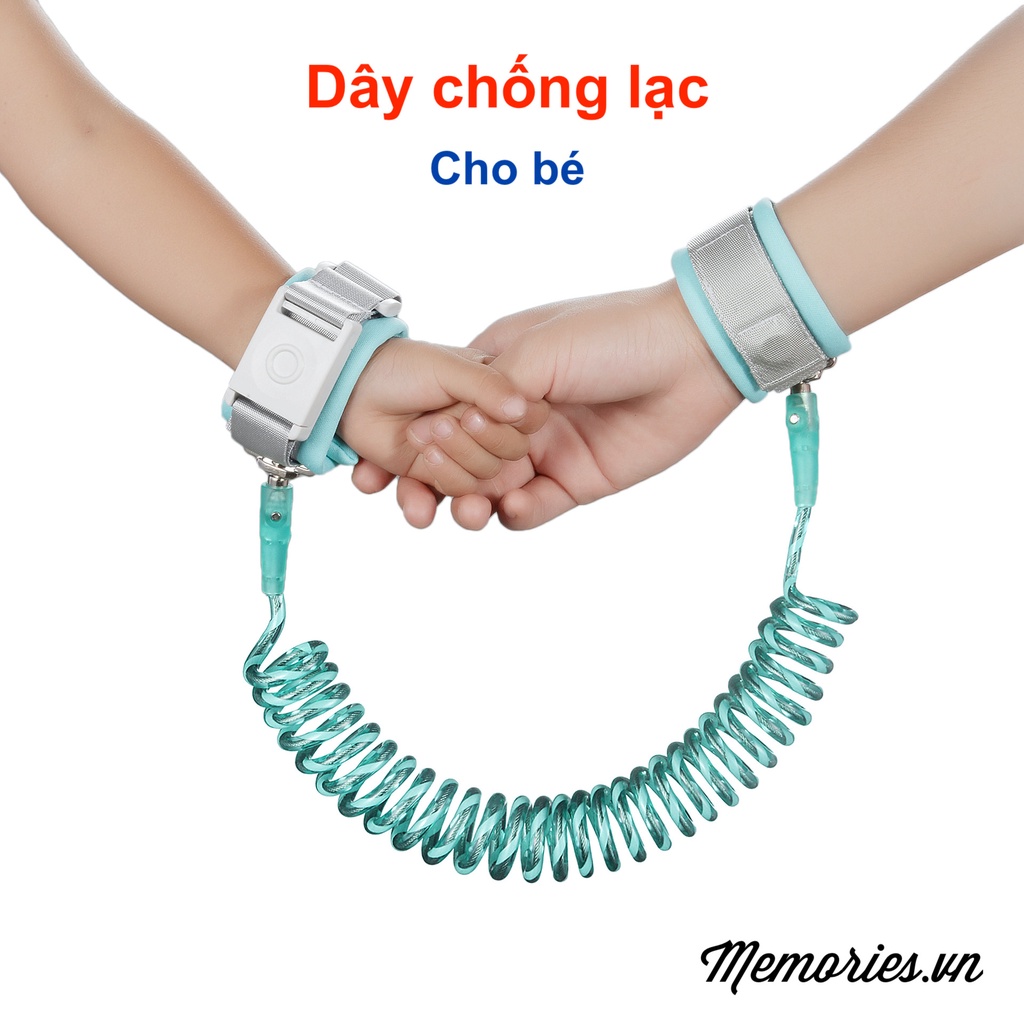 Dây đeo tay dắt trẻ đi chơi chống lạc có khoá an toàn - Giữ bé an toàn khi đi du lịch, chỗ đông người, siêu thị