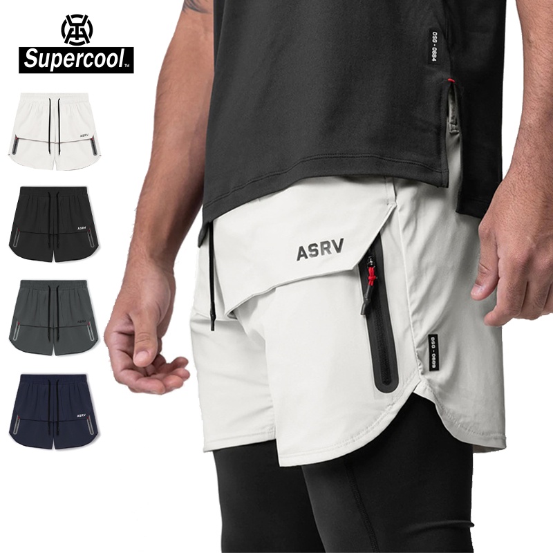 #SupercooL# Quần Thun Short Đùi Thể Thao Nam Form Rộng Big Size Quần Baggy Thể Dục Phong Cách âu Mỹ Vải Thoáng Thun Lạnh PE Co Nhanh Khô Cao Cấp Thấm Hút Mồ Hôi Tốt Co Giãn Túi Hộp Mỏng Nhẹ Thương Hiệu Bóng Rổ Chạy Bộ Chuyên Thời Trang