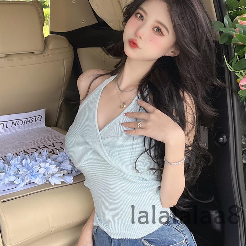 Áo Sát Nách LAA8 Màu Sắc Trơn Thời Trang Mùa Xuân Cho Nữ