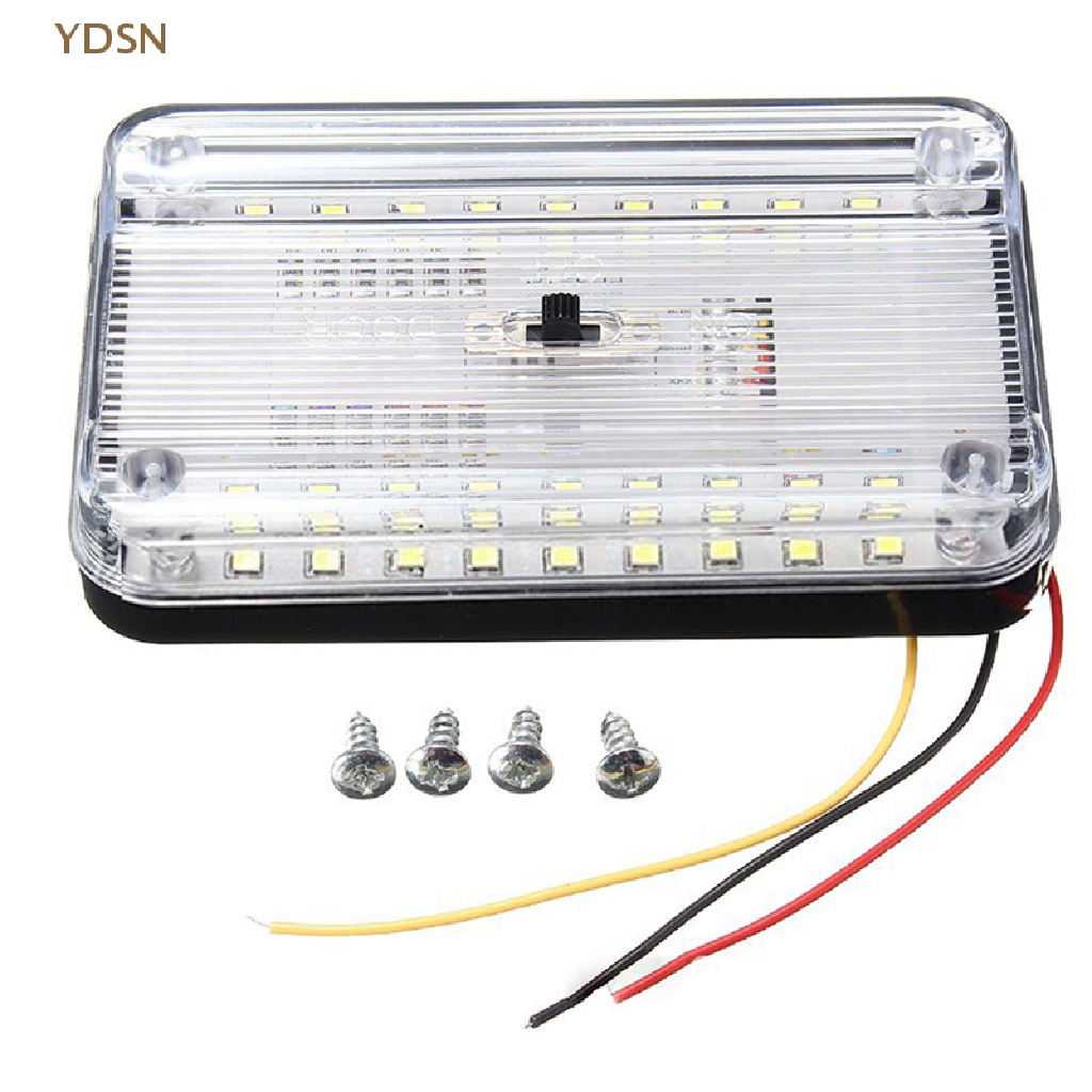 Đèn LED 12V 36 Bóng Ánh Sáng Trắng Gắn Trần Xe Hơi