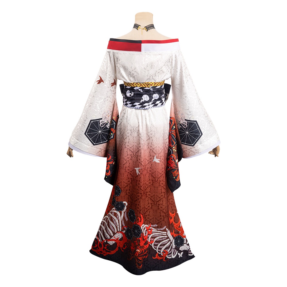 Đầm Kimono Hóa Trang Nhân Vật Hyakkiyakou 'S Shutendoji Makima