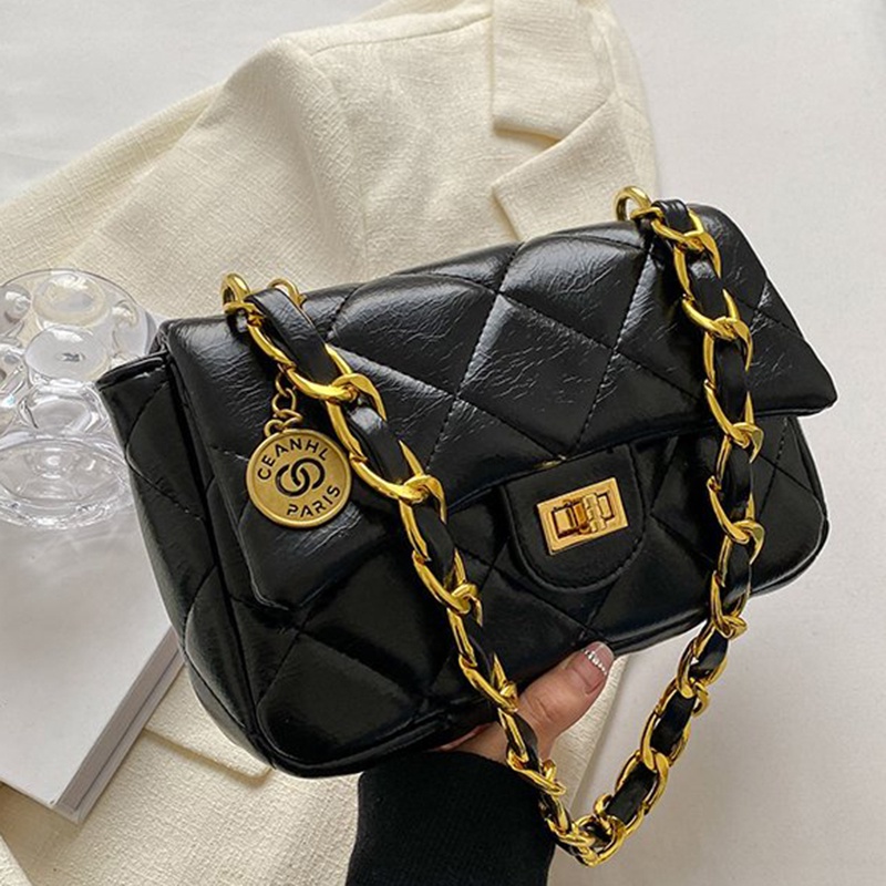 Túi Đeo Chéo Hình Vuông Nhỏ Thiết Kế Tinh Tế Hợp Thời Trang Cho Nữ