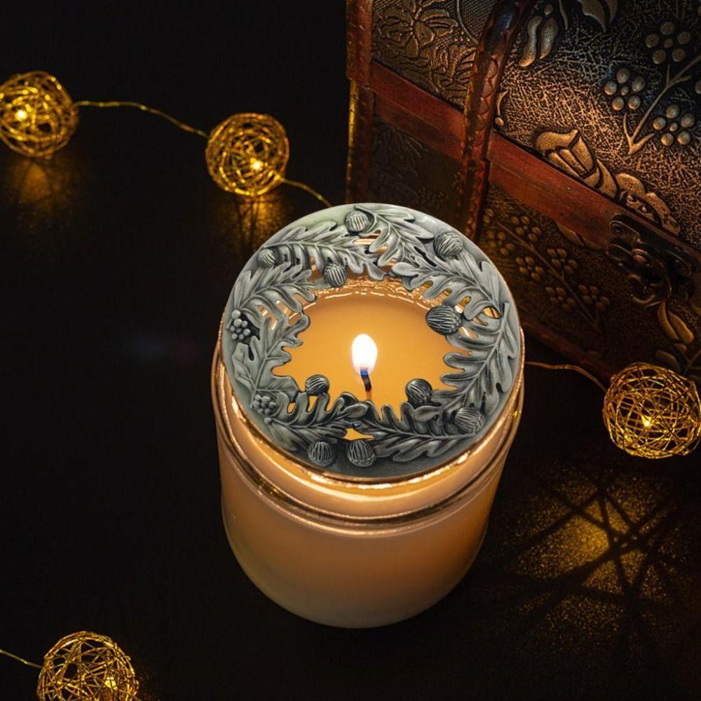 Đế Nến Thơm Thông Minh Để Bàn Bằng Sắt