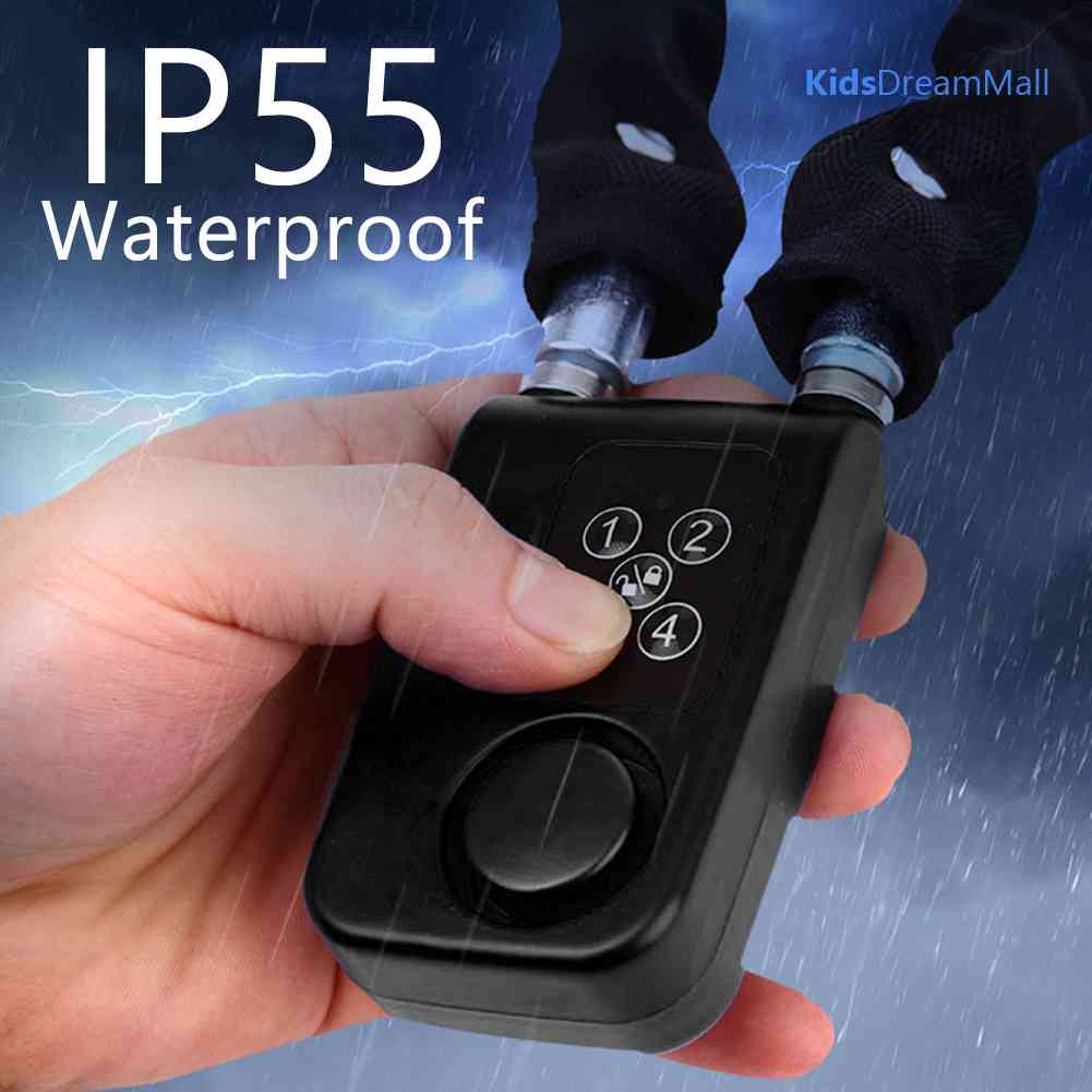 Khóa Xe Đạp Thông Minh Chống Trộm Kết Nối Bluetooth Điều Khiển Bằng Báo Động