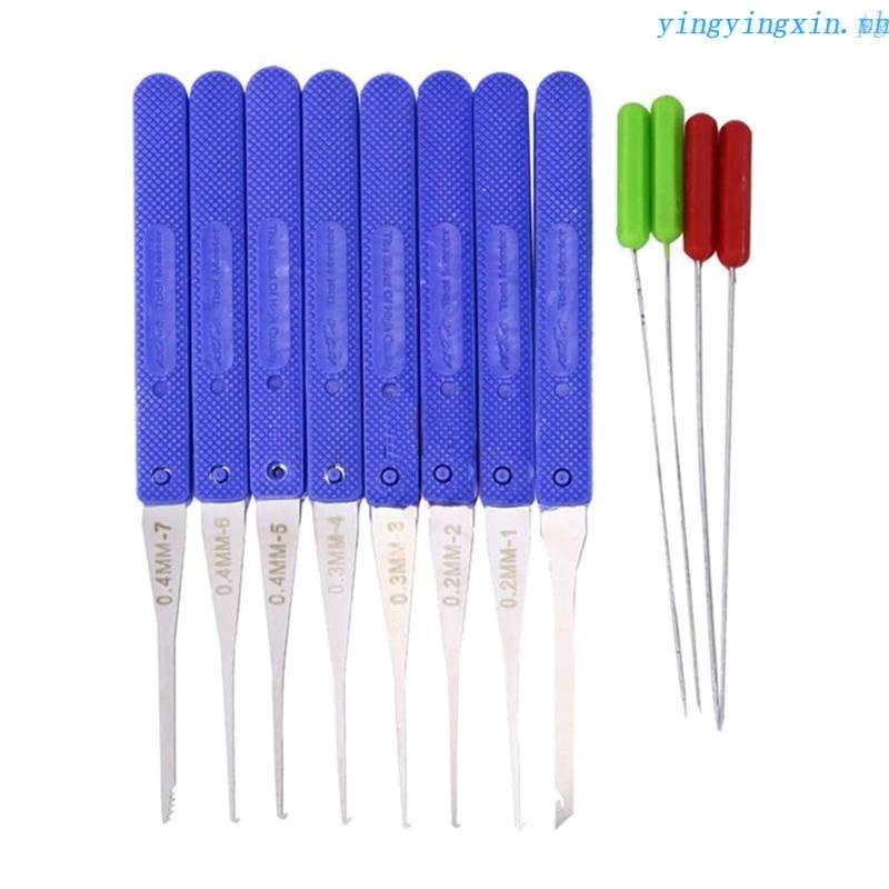 Bộ 12 Dụng Cụ Tháo Móc Khóa Gãy Bằng Thép Không Gỉ DIY