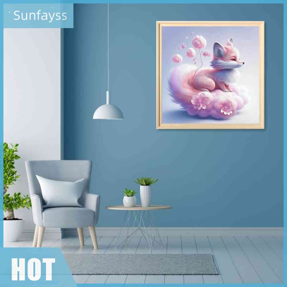 Tranh Đính Đá Kim Cương Toàn Bộ 5D DIY Hình Vẽ Cáo