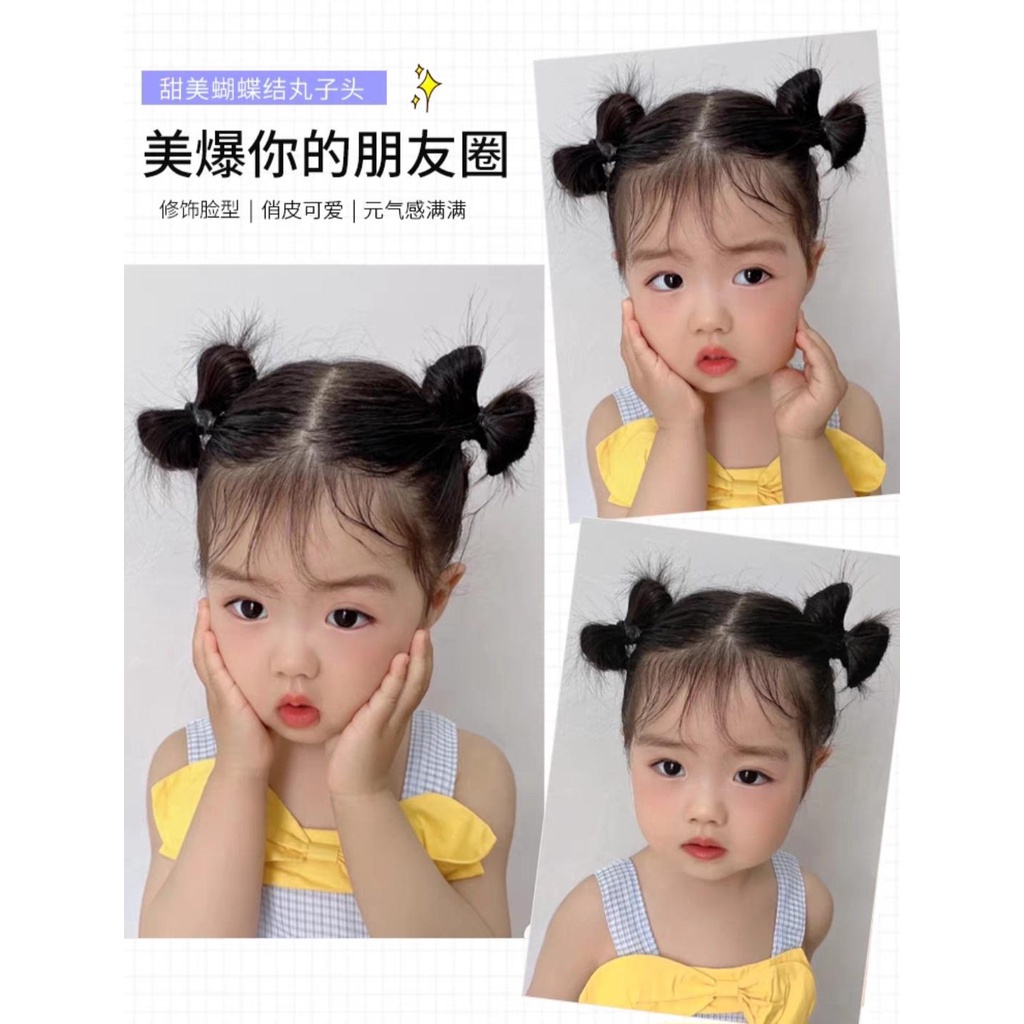 Tóc Giả Nơ Kẹp Dễ Thương Cho Bé Gái MyBaby