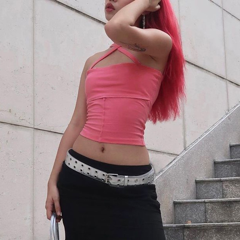 Áo Kiểu Chéo Dây Ôm Dáng Cổ Chéo Thời Trang Cho Nữ