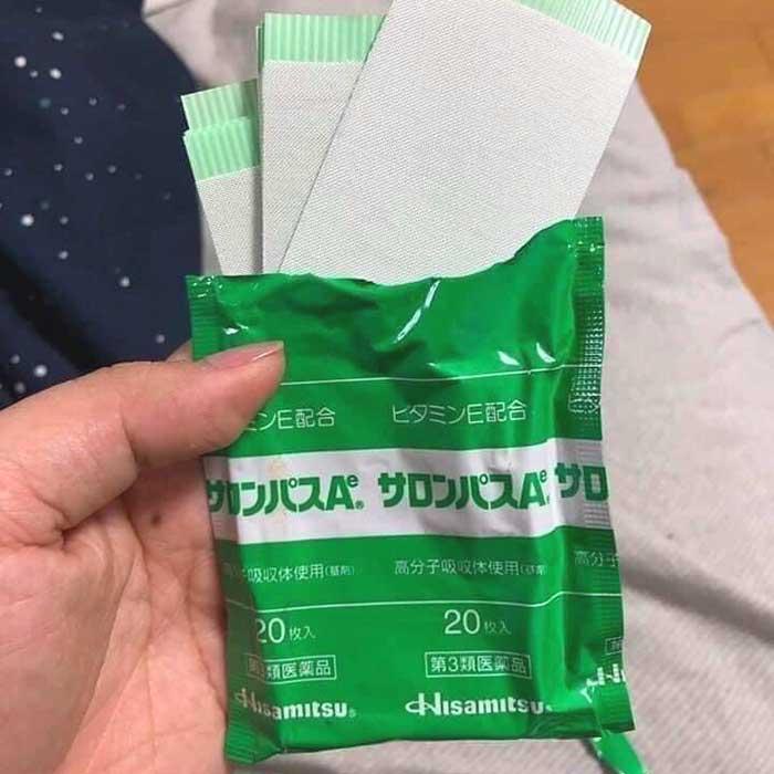 Miếng dán Salonpas Nhật 140 miếng ( mẫu mới)
