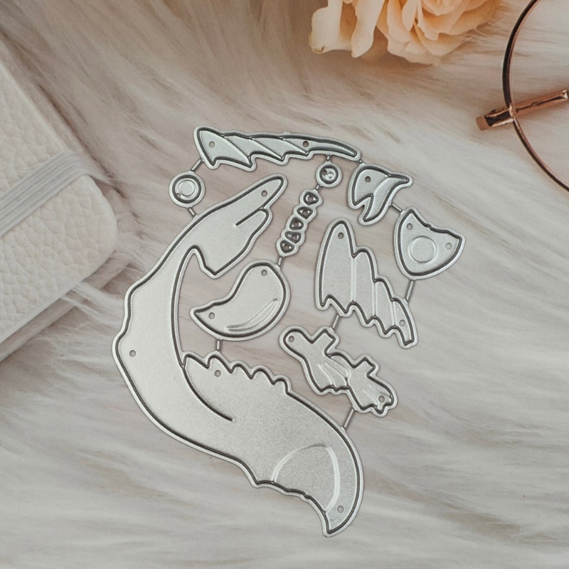 Khuôn Cắt Giấy Kim Loại Hình Chim Vẹt Xinh Xắn