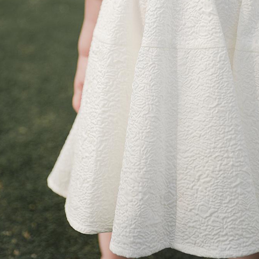 BEAR LEADER Đầm Công Chúa Tay Phồng Màu Trơn Mẫu Mới 2023 Thời Trang Mùa Hè Cho Bé Gái 1-6 Tuổi