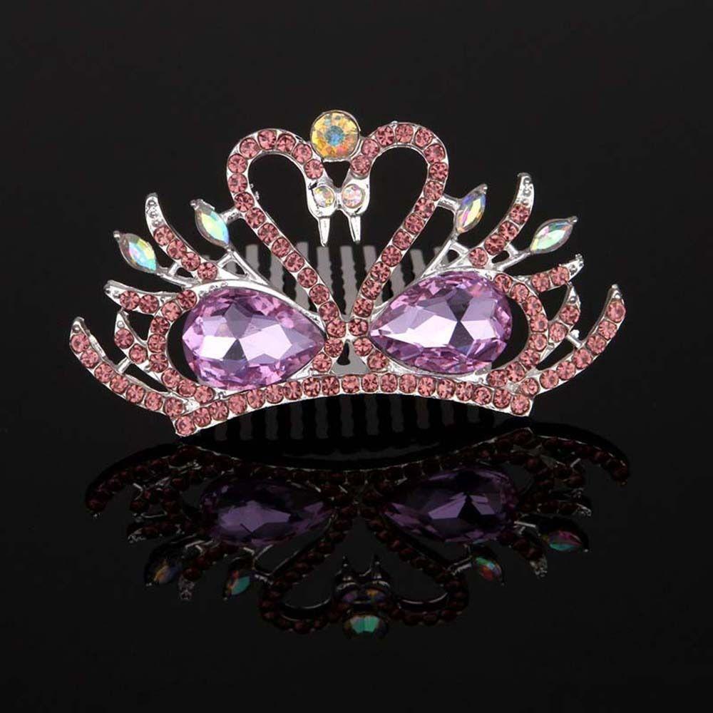 Vương Miện Cài Tóc Hình Thiên Nga Cho Bé Gái