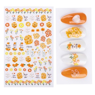 Sticker Dán Móng Hoạ Tiết Hoa Lá