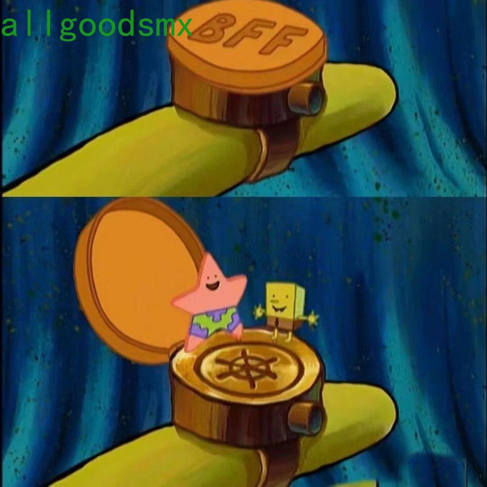 Nhẫn Hở Hình Spongebob Dễ Thương Sáng Tạo Làm Quà Tặng Sinh Nhật Cho Bạn Bè