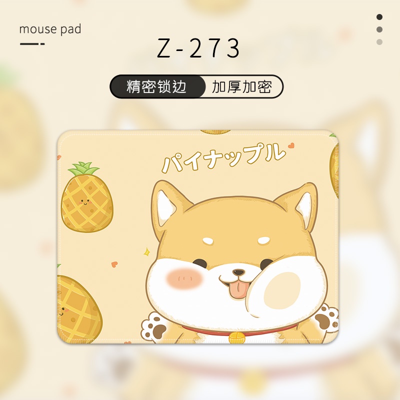 Đệm Lót Chuột Dày Dặn Hình Trái Cây / Động Vật Dễ Thương