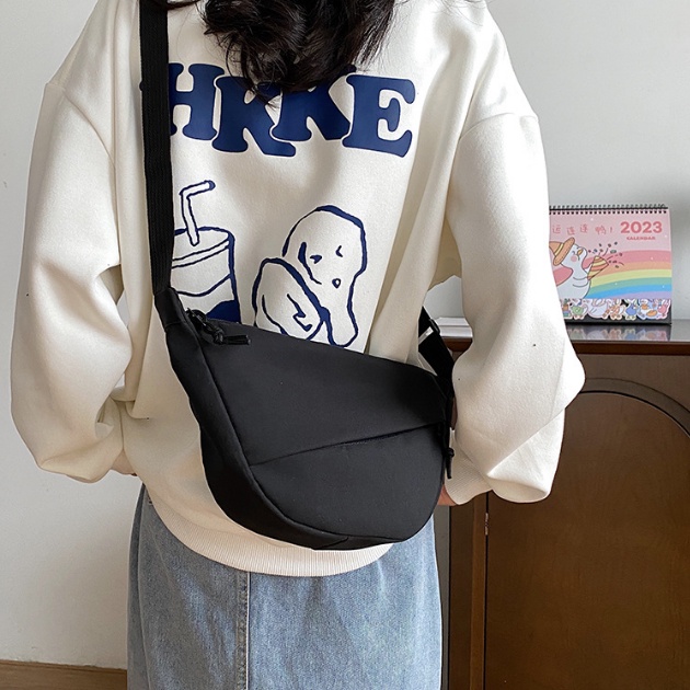 Túi Xách Đeo Vai Nylon Cỡ Lớn Phong Cách Hàn Quốc Đơn Giản Cho Nam Nữ