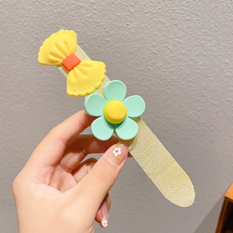 Set 1 / 2 Băng Đô Cài Tóc Hoạt Hình Xinh Xắn Cho Bé Gái