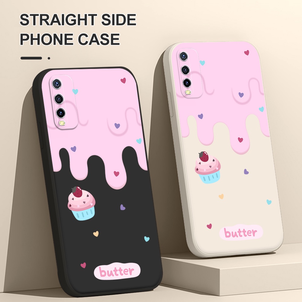 Ốp Điện Thoại Dẻo Họa Tiết Gấu & Bơ Dễ Thương Cho Realme 3 5 7 8 Pro 5s 8s 5i 6i 8i 9i Realme V13 XT Q Q3 Q3i Narzo 30 #Phụ Kiện Cho Máy Hút Bụi H260 H260 H260