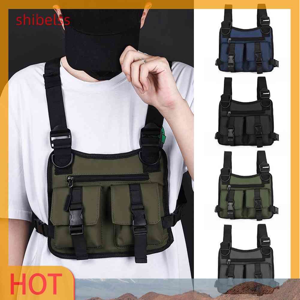 Túi Đeo Chéo Ngực Đa Năng Phong Cách Hip hop Cho Nam