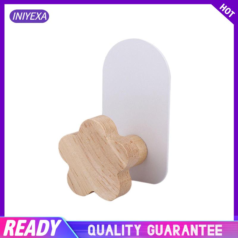 Set 6 Móc Gỗ Treo Áo Khoác Khăn Tắm Trang Trí Phòng Khách