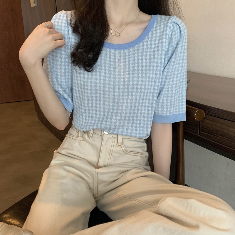 NRVP Áo Thun Tay Ngắn Dáng Ôm In Họa Tiết Độc Đáo Thời Trang Đường Phố Hàn Quốc Cho Nữ