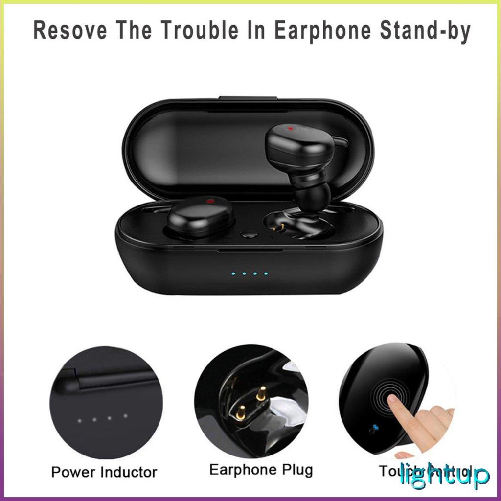 Hộp sạc Y30 2200Mah Tai nghe thể thao không dây chống nước Hifi Stereo