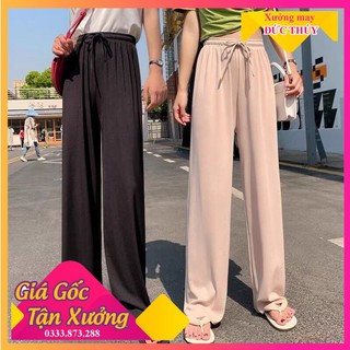 Quần thun ống xuông len tăm-Q016