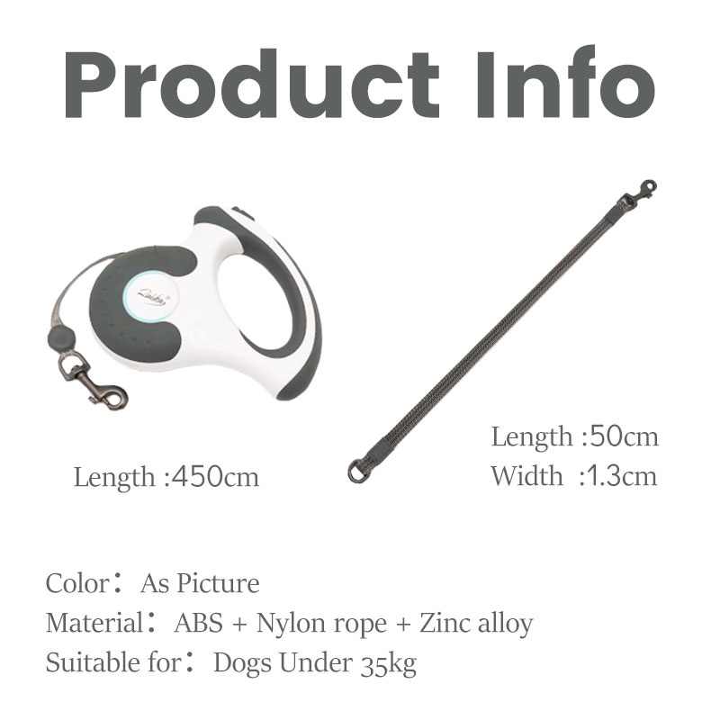 HamshMoc Dây Dắt Chó Đi Dạo Có Thể Thu Gọn Tiện Dụng