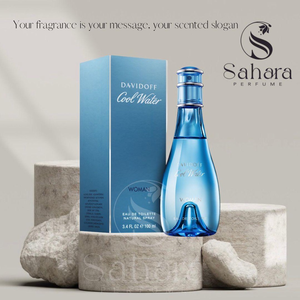 Cool Water Woman EDT 100ml | Nước hoa nữ Davidoff | Sahara Perfume