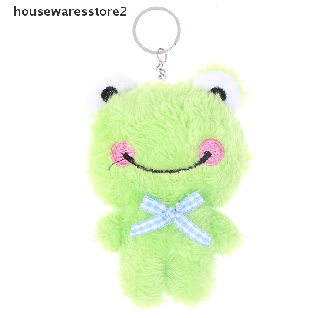 [housewaresstore2] Móc Khóa Đồ chơi nhồi bông Hình Động Vật Thỏ Gấu Ếch Gà Hoạt Hình Đáng Yêu