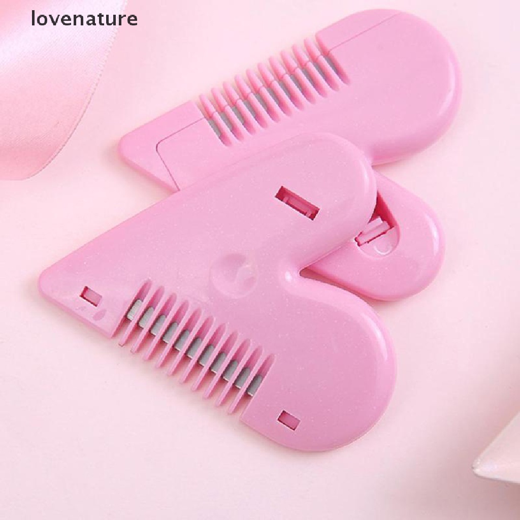 Tông Đơ Cắt Tóc Mini Hình Trái Tim Kèm Lưỡi Dao Tiện Dụng