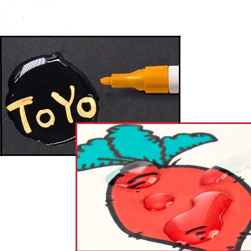 Bút Sơn Toyo Paint Marker SA101 (Bút Repaint) Bút Vẽ Giày, Lốp Xe.Bút sơn