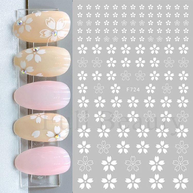 Nhãn Dán Móng Tay 3D Hình Cánh Hoa Anh Đào LAF724