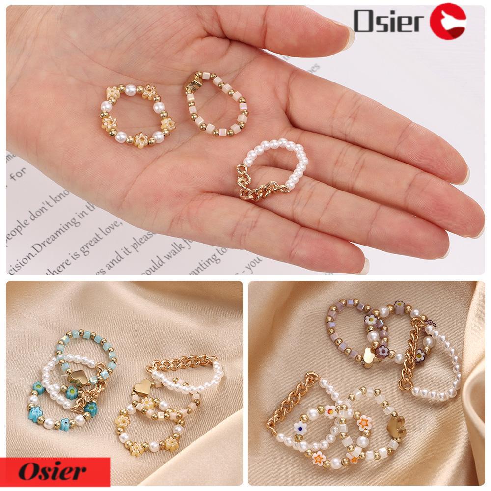 Bộ 1 Nhẫn Acrylic Thời Trang Sang Trọng Cho Nữ