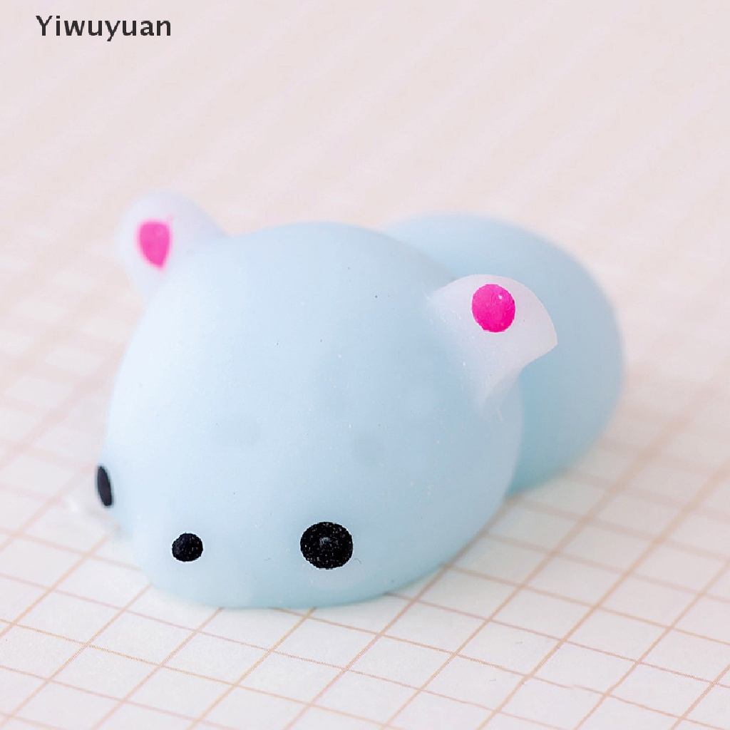 < Yiwuyuan > Đồ Chơi Mochi Mềm Hình Động Vật Đáng Yêu Giảm Căng Thẳng Cho Người Lớn Giảm Căng Thẳng
