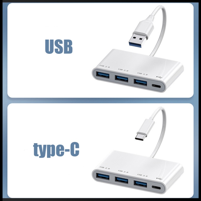 Bộ Chia 4 Cổng Usb 3.0 Type C Cho Tay Cầm Chơi Game