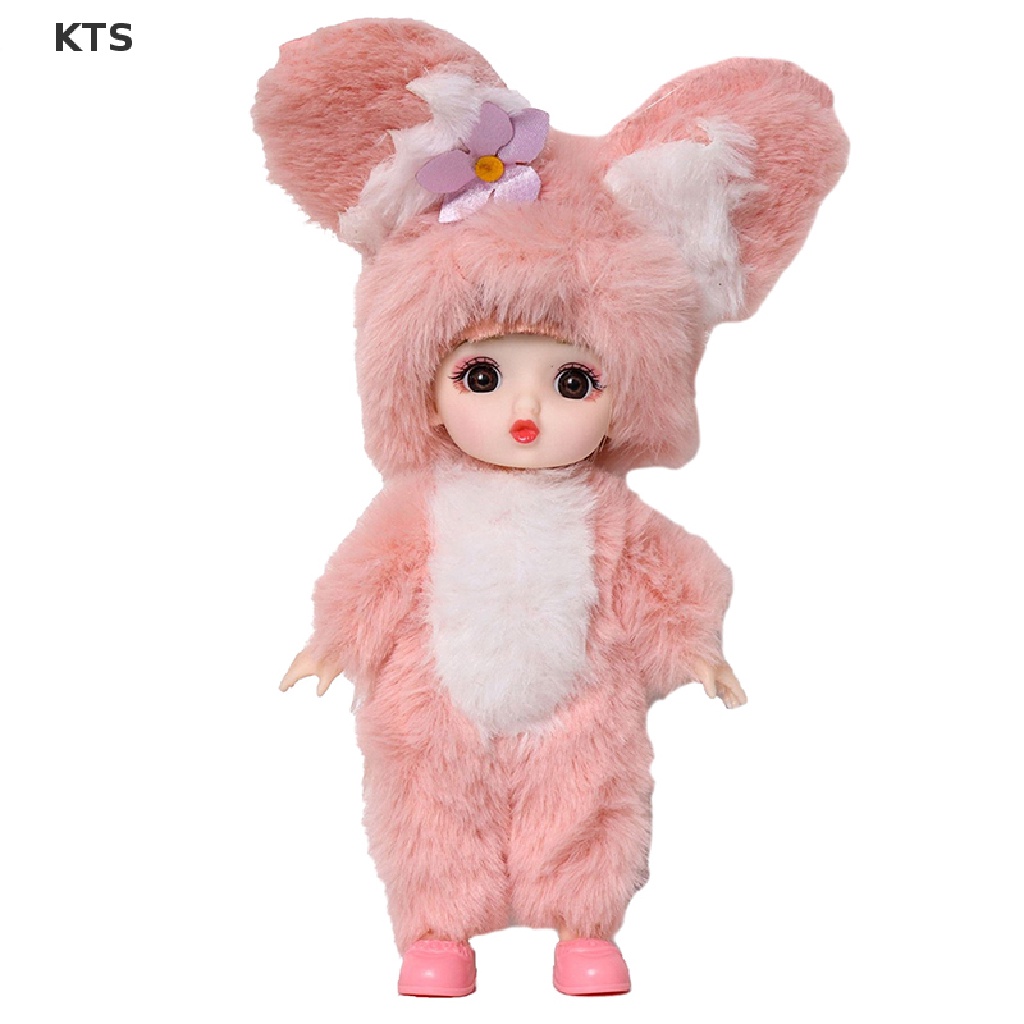 Búp Bê Công Chúa bjd 16cm Kèm Quần Áo ob11 Dễ Thương