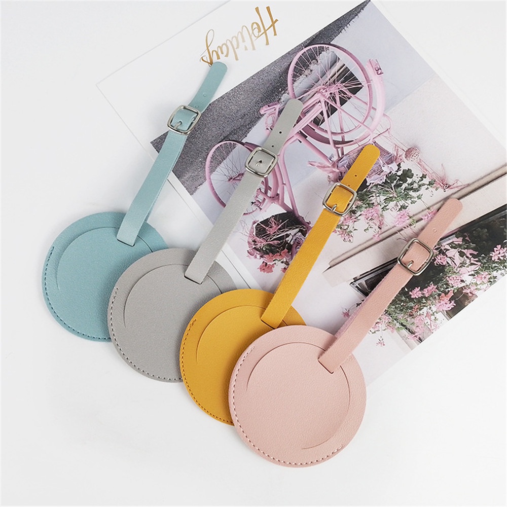 Thẻ Treo Hành Lý Bằng Da PU Tiện Dụng