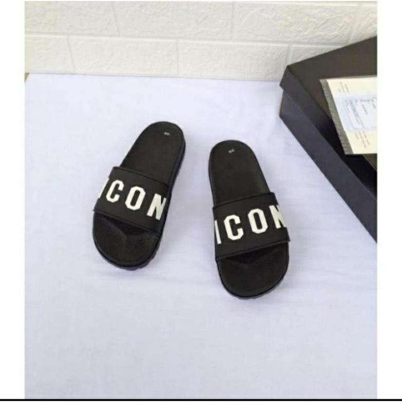 Dép thời trang nam quai ngang icon đế cao 4 cm mang êm chân mẫu