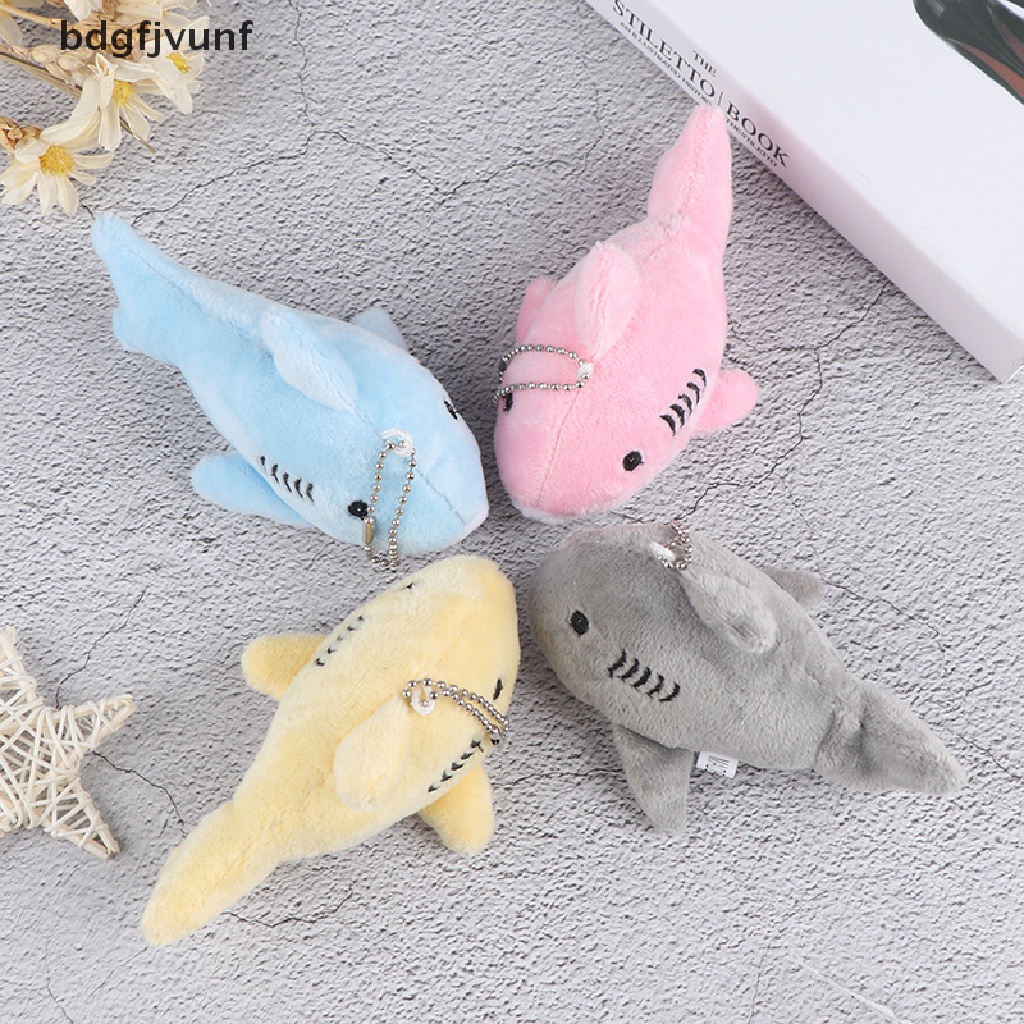 Móc Khóa Cá Mập Nhồi Bông 12CM Dễ Thương