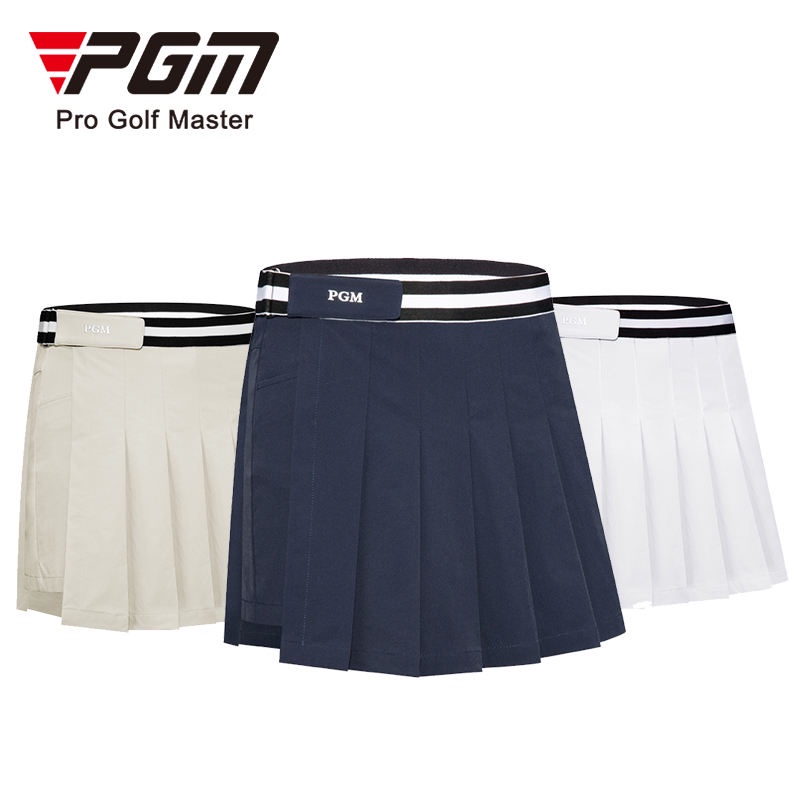 PGM Váy golf mới của phụ nữ váy thể thao quần dài nửa thân váy căng đai xếp li váy