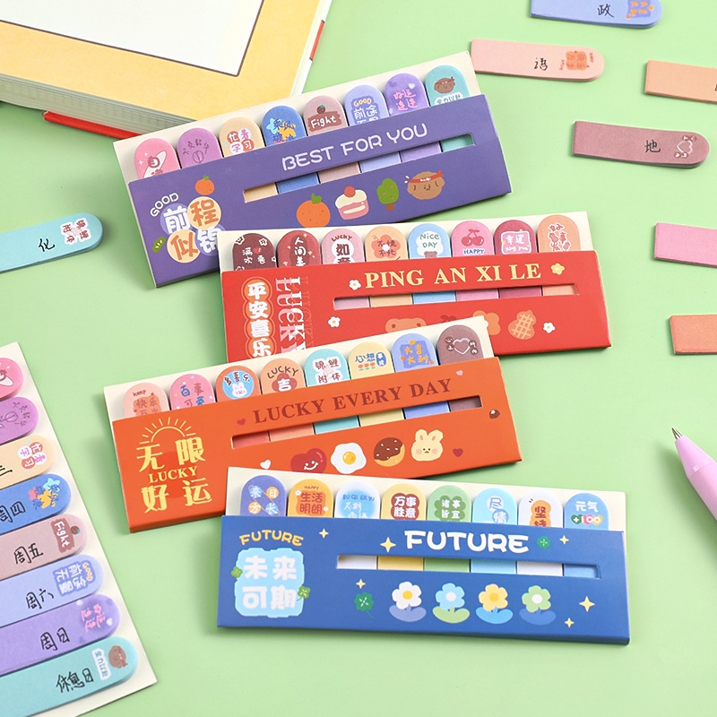 Set 120 Tấm Nhãn Dán Phân Loại Chữ Cho Học Sinh