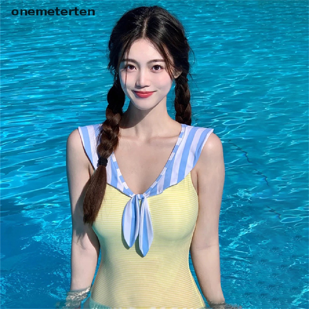 Rten Bộ Đồ Bơi Một Mảnh Tam Giác Kín Đáo Thời Trang Xuân Hè Cho Nữ n