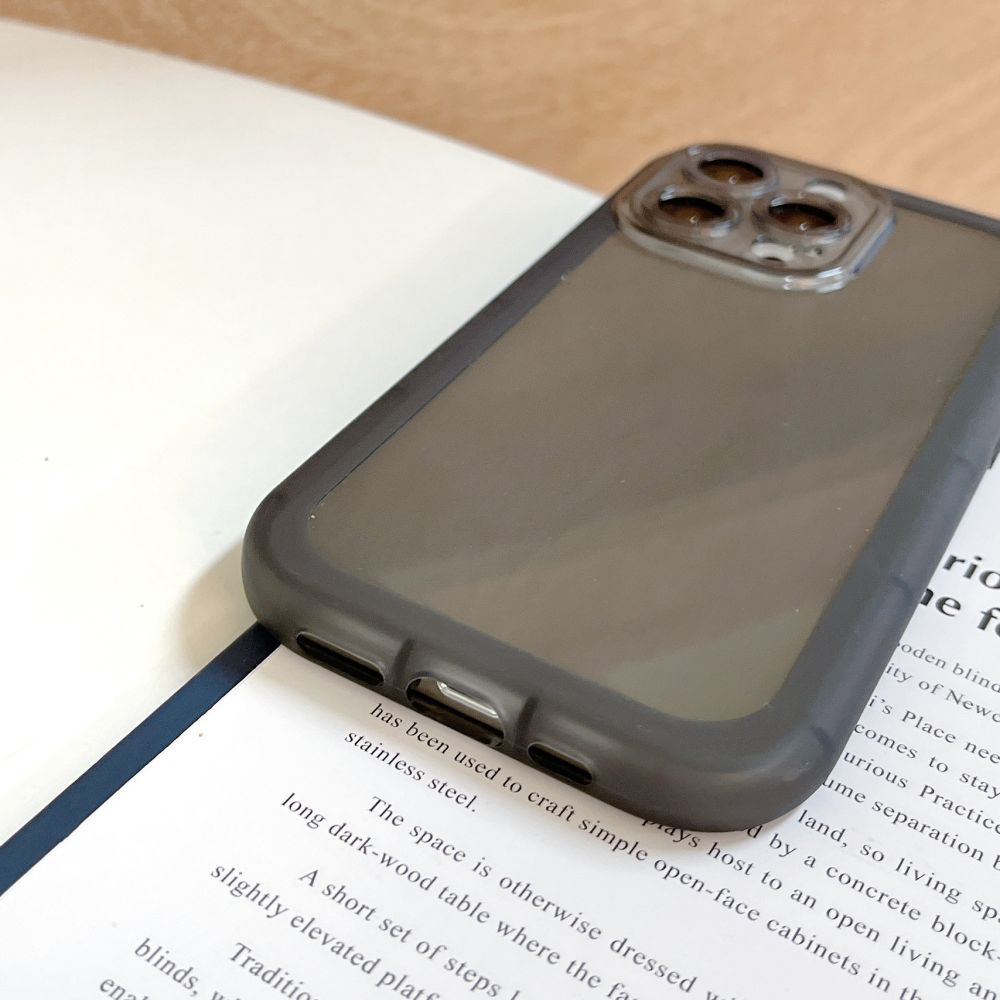 Ốp Điện Thoại TPU Mềm Trong Suốt Chống Bám Vân Tay Đơn Giản Cho IPhone 14 13 12 11 Pro Max X XR 7 8 plus