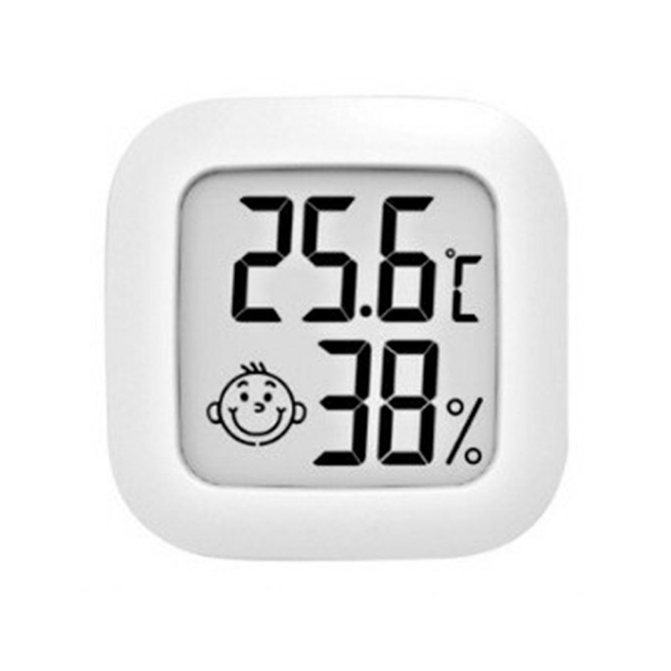 Nhiệt kế trong nhà Màn hình LCD kỹ thuật số Cảm biến nhiệt độ Máy đo độ ẩm Nhiệt kế