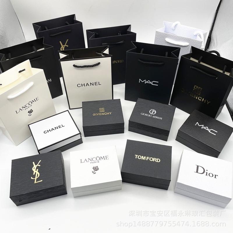 Hộp Quà Hãng Mac - Dior, Túi giấy hãng Gucci - YSL, Combo Túi hộp hãng Full Set Đầy Đủ Túi Giấy, Hộp, Đèn nháy