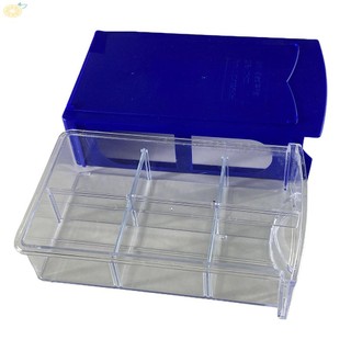 1PCS Stackable Plastic Hardware Parts Storage Boxes Component Screws Toolbox Brand New